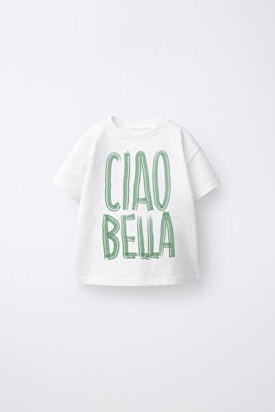 c.c.l. coccolin kids baby clup Ciao Bella Oversize Printed T-Shirt