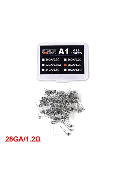 Choice3 28GA1.2 100Pcs/box High Quality A1 Coil Wire Heating Resistance Prema...