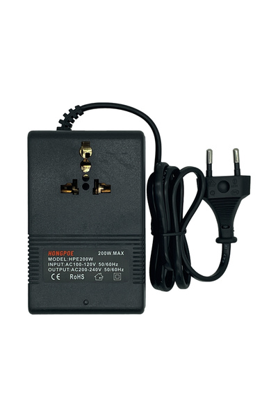 Choice5 محول جهد كهربائي 200 واط 110 فولت إلى 220 فولت، محول خافض للجهد من 22...