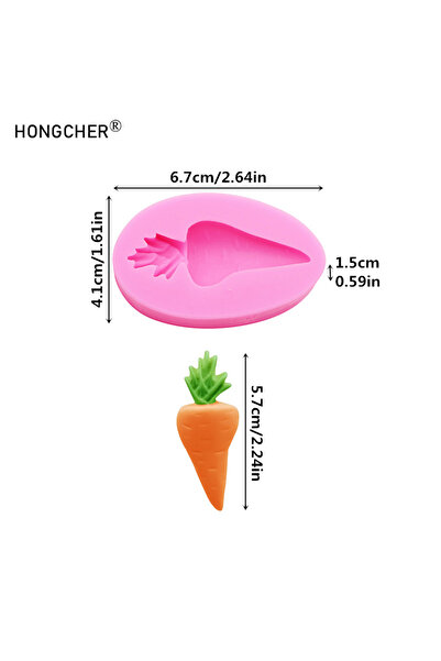 Choice1 قالب سيليكون فوندان على شكل جزر وردي، على شكل أرنب عيد الفصح، عصا يدو...