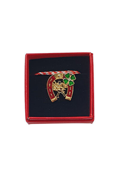Abundo Set 6 brose, Martisor Traditional 2.5 x 3 cm