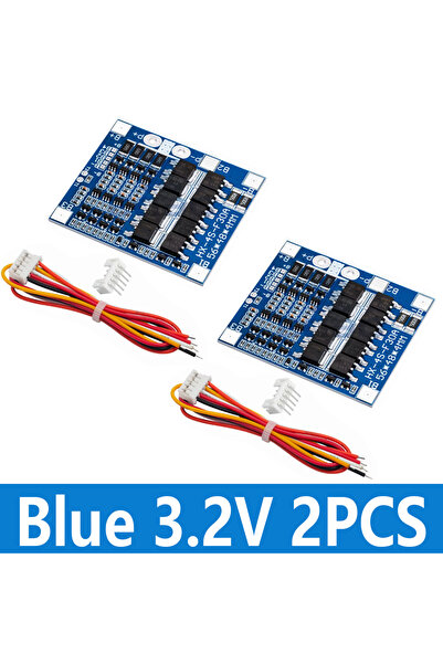 choice2 لوحة حماية شحن بطارية الليثيوم BMS زرقاء 3.2 فولت قطعتين، 4S، 3.2 فول...