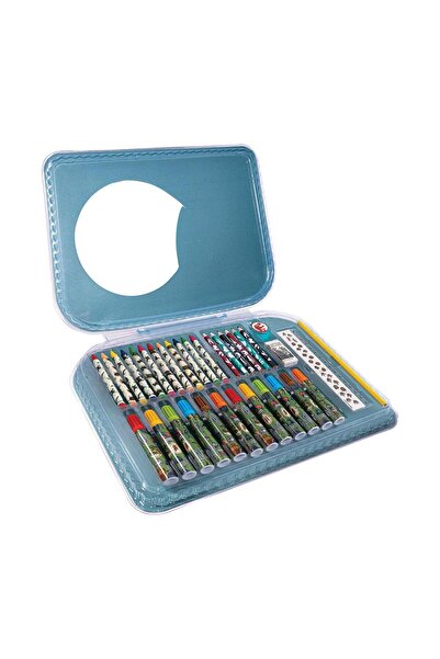 As Art Valiza cu instrumente de colorat Jurassic World, AS Company, Varsta 3+