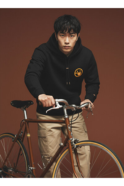 One Penny Smiley Hooded 400 Gsm Cotton Fleece