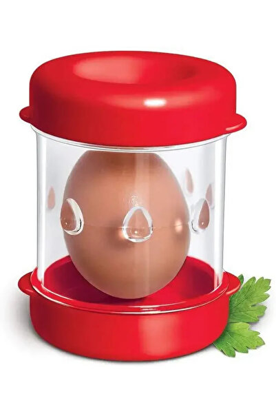 choice2 Red Hand-cranked Automatic Egg Sheller 1pc New Household Shell Peelin...