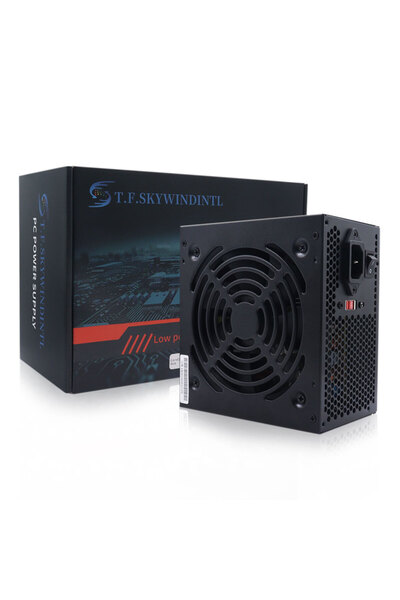 Choice وحدة تزويد طاقة للكمبيوتر الشخصي بقدرة 700 واط، لون أسود، هادئة، مزودة...