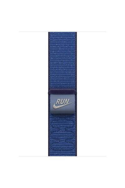 Apple Curea Smartwatch MGD64ZM/A pentru Watch 46mm, Nike Sport Loop (Albastru)