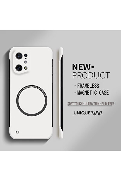 Choice Find X5 Ivory Ultra Thin Hard PC Magnetic Frameless Phone Case For Ren...
