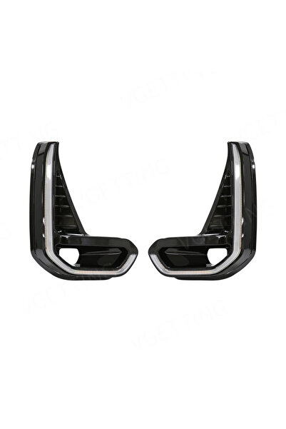 Choice1 Black DRL Only For Toyota Hilux Revo 2020 2021 Led Fog Lamp Daytime R...
