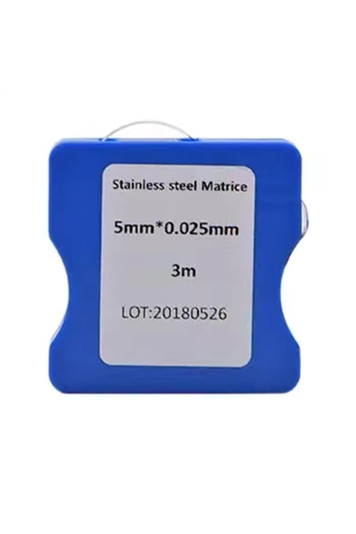 choice2 1roll stell-5mm Dental Stainless Steel Matrix Strips Resin Film Resto...