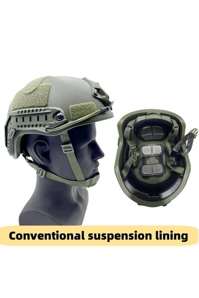 Choice5 خوذة تكتيكية خضراء من CT Kevla Ballistic ACH عالية الجودة من NIJ IIIA...