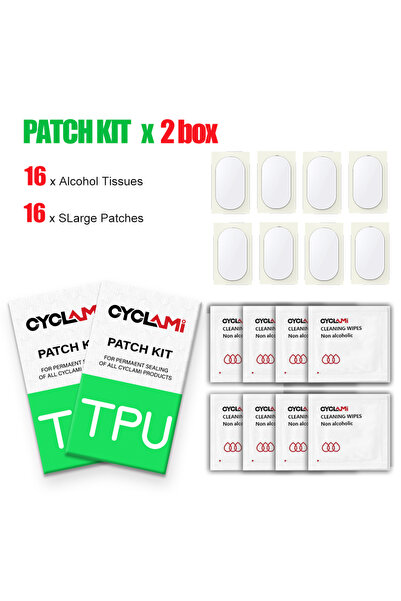 Choice1 طقم رقع TPU، علبتان، من CYCLami، طقم أدوات إصلاح أنابيب الإطارات الدا...