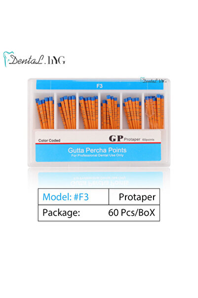 Choice22 بروتابر إف 3، رؤوس غوتا بيركا لعلاج جذور الأسنان، أطراف من ألياف قطن...