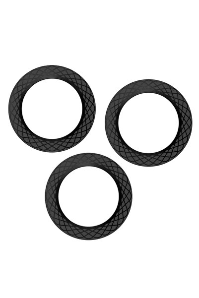 Choice5 3pcs Black For Magnetic Plate Ring For Magsafe Wireless Charger Plast...