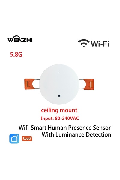 choice2 Ceiling Wifi 5.8G ZigBee Wifi MmWave Human Presence Motion Sensor Wit...