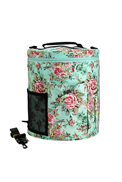 Choice1 حقيبة تخزين أدوات الحياكة، حقيبة تنظيم خيوط الحياكة ، حقيبة تعليقة كب...