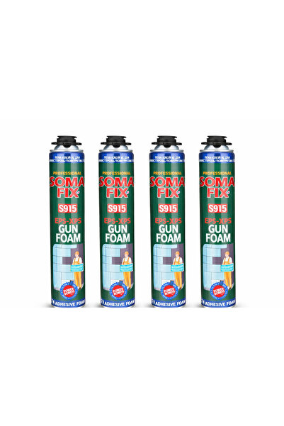 Somafix 4 Adet 750 ml Tabanca Ile Kullanılan Mantolama Yapıştırma Tam Gramajl...