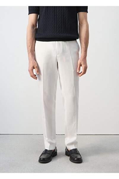 MANGO Man Kruvaze belli slim fit pantolon