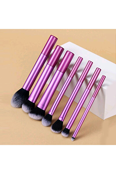 Choice1 مجموعة فرش مكياج احترافية من 7 قطع باللون البنفسجي، فرشاة أحمر الخدود...