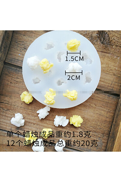 Choice1 قالب شمعة سيليكون ثلاثي الأبعاد ملون بشكل عشوائي بتصميم إبداعي على شك...