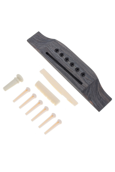 choice2 WhiteAcoustic Guitar 1 Set Wood Acoustic Guitar Bridge Bridge Pins / ...