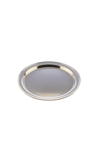 Generic Round Stainless Steel Serving Tray 45cm