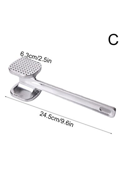 Choice1 مطرقة تليين اللحوم ذات الوجهين على شكل حرف L - تليين شرائح اللحم ولحم...