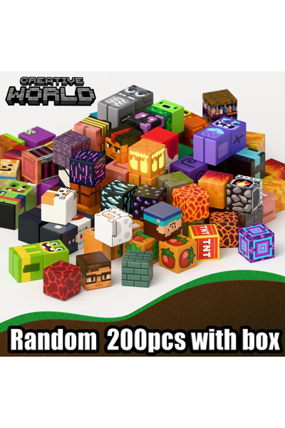 Choice56 صندوق عشوائي يحتوي على 200 قطعة من مكعبات البناء المغناطيسية الجديدة...