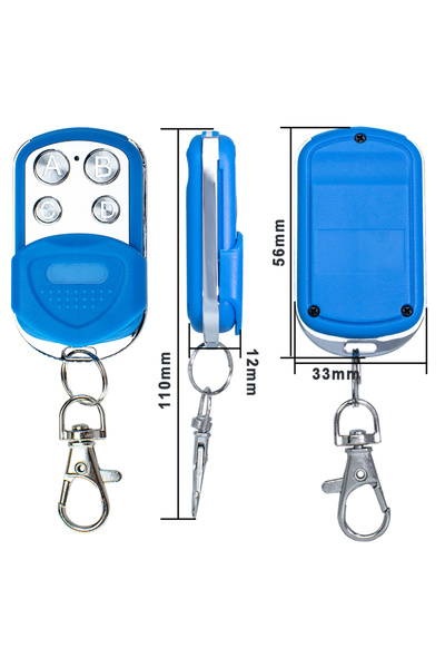 Choice7 قطعة واحدة من جهاز تحكم عن بعد عالمي أزرق اللون بتردد 280-868 ميجاهرت...