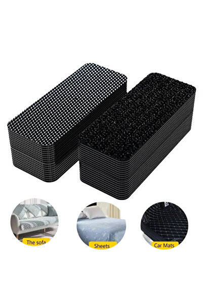 choice2 شريط لاصق فيلكرو قوي جدًا، مستطيل الشكل، 20 × 70 مم، 10 قطع، ذاتي الل...