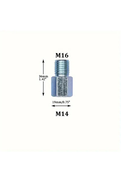 Choice8 M14 change M16 1pc Multipurpose Adapter M14 To M10/M16 or M14 To 5/8-...