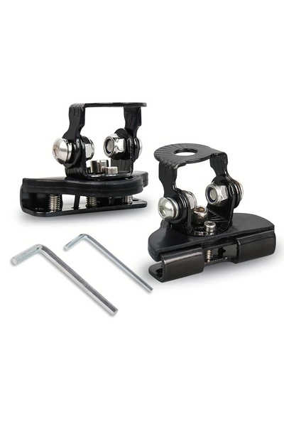 Choice3 2PC black 2pcs/set Stainless Steel Universal Car Auto Hood LED Work L...