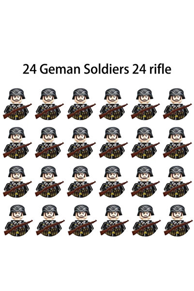 choice2 10 World War II military figures soldiers army building blks assembly...