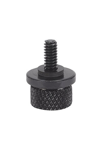 Choice3 black Motorcycle Rear Fender Seat Bolt Tab Screw Mount Knob Cover For...