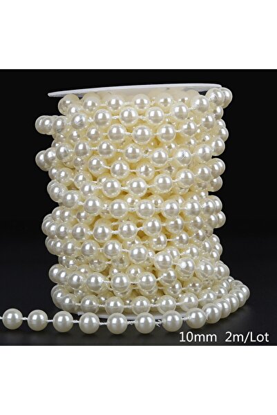 Choice4 10mm 2m Clothing Accessories ABS Imitation Pearl Cotton Thread Pearl ...