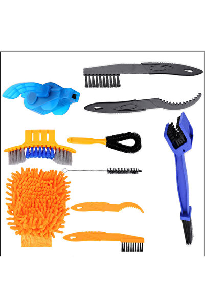 Choice4 PURPLE Portable Chain Cleaner MTB Cycling Cleaning Kit Bicycle Scrubb...