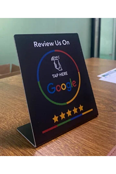 Choice4 Black 13.56Mhz programmable Google Review Card NFC station table NFC ...