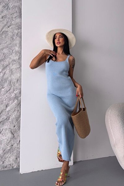 Auroveen Maxi Boy Strap Knitwear Dress Av3680