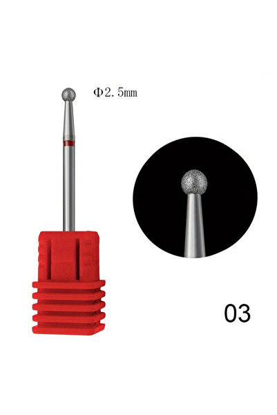 Choice46 مجموعة رؤوس حفر أظافر ماسية من النوع 3، ملحق مانيكير وباديكير، ماكين...