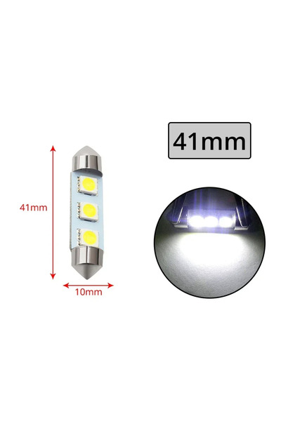choice2 مصباحان أبيضان للسقف، 41 مم، C5 واط، C10 واط، 5050، 3SMD، 31/36/39/41...