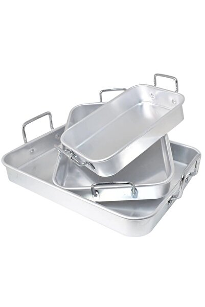 Smart Kitchen 3-piece baking and cake pan set with handle, non-stick, oven-sa...