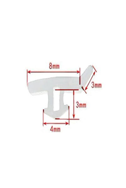 Choice white 6Meters 8*4mm EPDM sealing strips bridge aluminum door/window se...