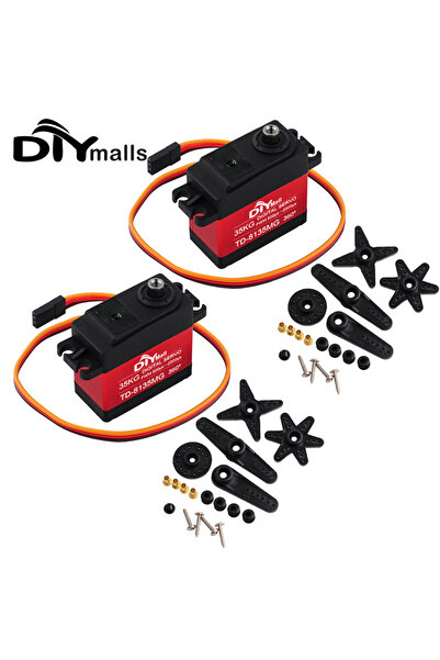 Choice1 قطعتان من سيرفو 35 كجم، دوران مستمر 360 درجة، سيرفو رقمي بدون قلب، عز...