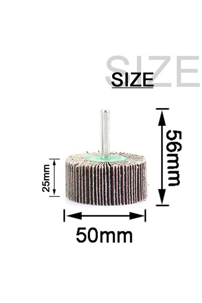 Choice10 قطعتان 60/50 مم، قطعتان 16-80 مم، عجلة صنفرة تلميع، حبيبات 60/80/120...