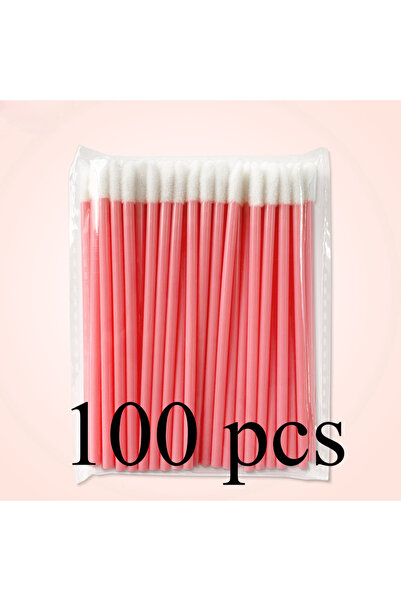 Choice1 100pcs Pink 100/500pcs Disposable Lip Brush Individual Lash Removing ...