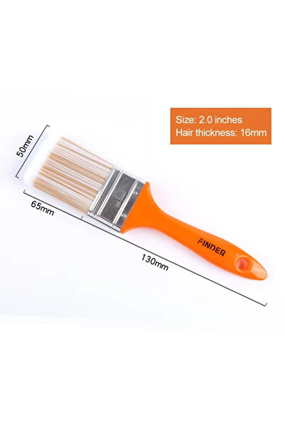 Choice5 2 inch Paint Brushes Wall Paint Brush PET Soft Bristle Durable Cleani...