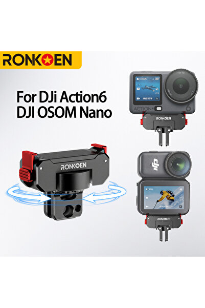 Choice4 قاعدة محول مغناطيسي سريع الفك من رونكوين لكاميرات DJI Osmo Action 3/4...