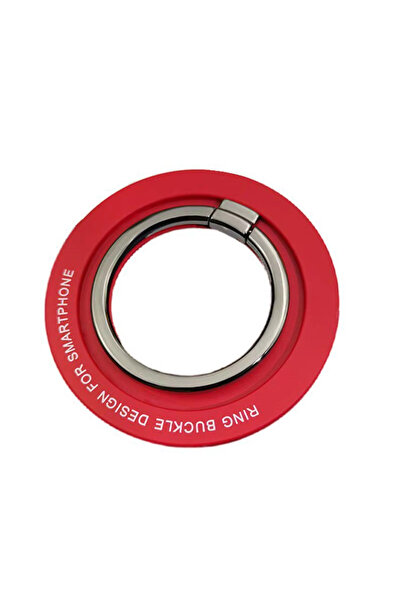 Choice1 حامل هاتف مغناطيسي أحمر صغير من ماج سيف، مزود بحلقة إصبع مغناطيسية، م...