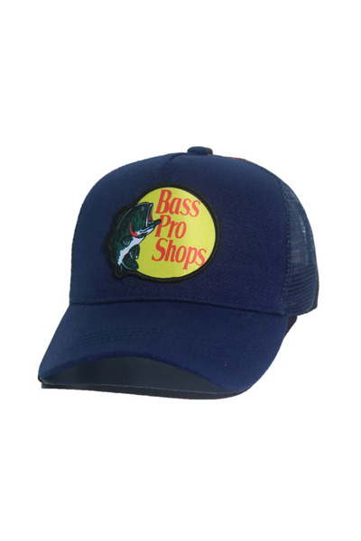 choice2 navy Fashion Fish Trucker Caps Men Funny Fishing Printing Hat Basebal...