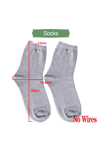 Choice4 جوارب، أقطاب كهربائية، قفازات من ألياف الفضة، جهاز تدليك الجسم بتقنية...